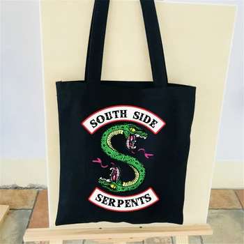 

Riverdale Shoulder Bag print Cotton Casual Bag Riverdale High South Side Female&Man Shoulder Shopping Soft High Quality Tote