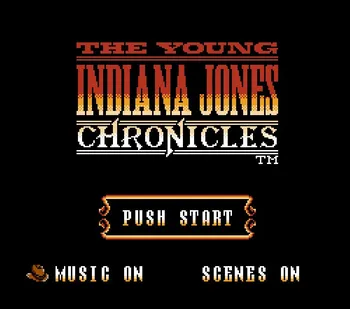 

Young Indiana Jones Chronicles Game Card For 72 Pin 8 Bit Game Player