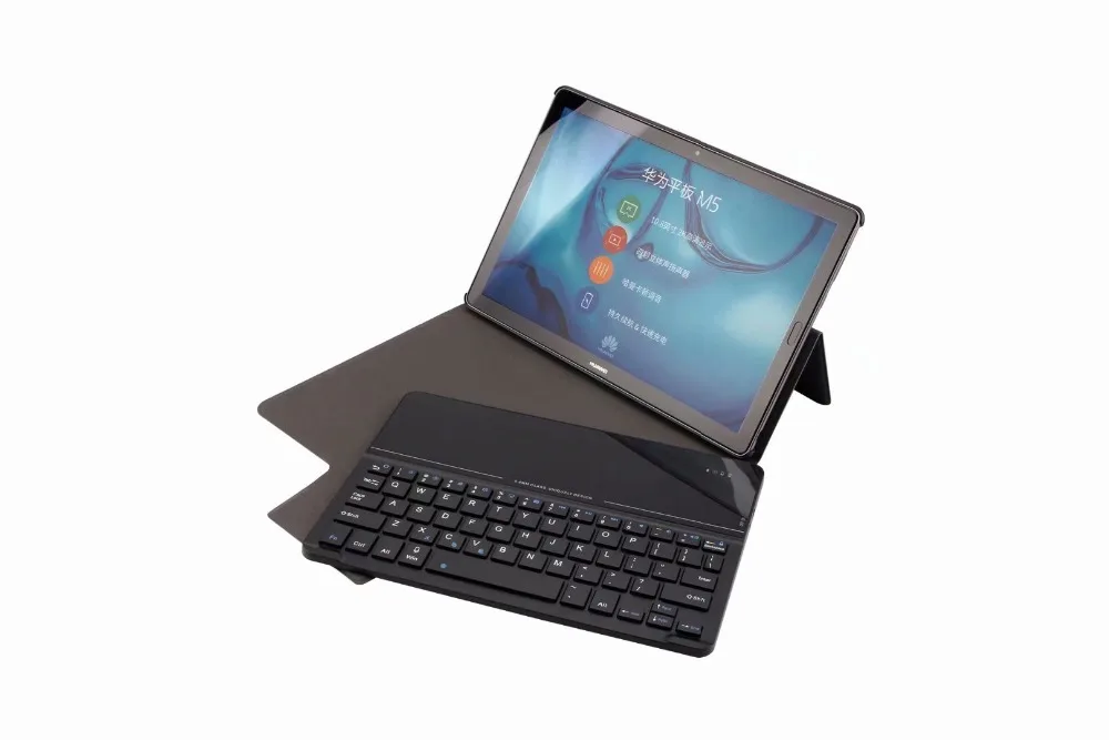 Съемный Беспроводной Bluetooth клавиатура чехол для huawei MediaPad M5 10 Pro 10,8 CMR-W09 CMR-AL09 Чехол-книжка на магните + Защитная пленка + ручка