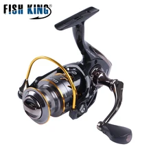 FISH KING GUNKI металлическая спиннинговая Катушка 10+ 1BBs 8 кг максимальная мощность сопротивления 5,1: 1 пресноводная спиннинговая Рыболовная катушка для ловля щуки и карпа