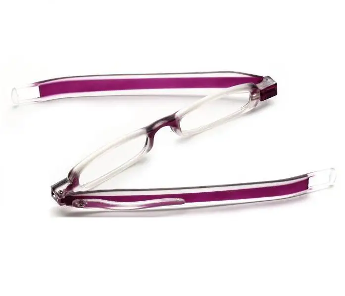 

R17 360 Degree Rotation Folding Mini Pen Type Reading Glasses PODREADER Fashion Resin Folding Glasses Presbyopia Glasses