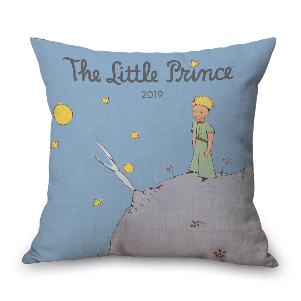 Le Petit Prince фантастика шеи наволочки для подушек постельное белье подушки для путешествий Чехол для дивана сиденья подушечка диванная подушка украшение дома подарок - Цвет: Прозрачный