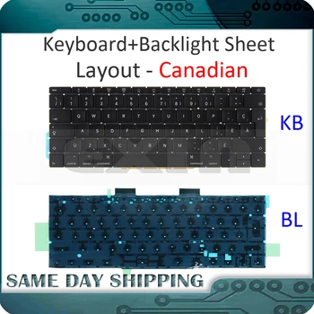 

NEW for Macbook Pro Retina 13" A1708 Keyboard Canadian Canada with Backlight Backlit EMC 3164 EMC 2974 MLL42 MPXQ2 2016 2017
