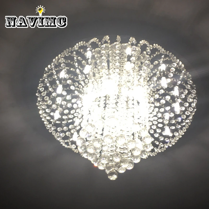 

Diameter 600mm Large Crystal Ceiling Light Fixture/ Lamp, Mordern Lustre Crystal Light for Foyer Hallyway bedroom MC0563