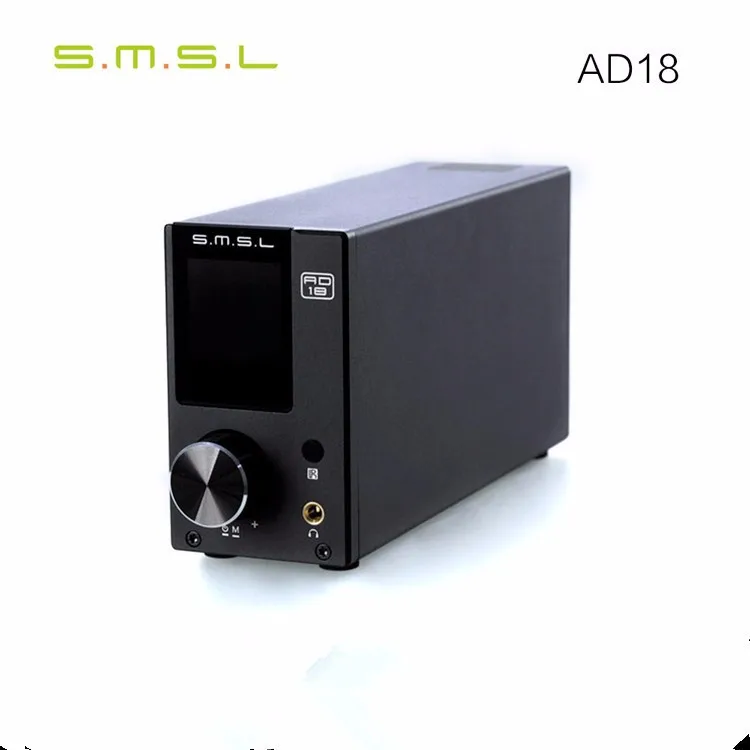 SMSL ad18 Hi-Fi аудио стерео усилитель с Bluetooth 4,2 поддерживает Apt-X, USB DSP полный цифровой усилитель мощности 2,1 динамик