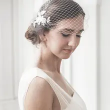 Вуаль-бандо, вуаль-клетка с бисером