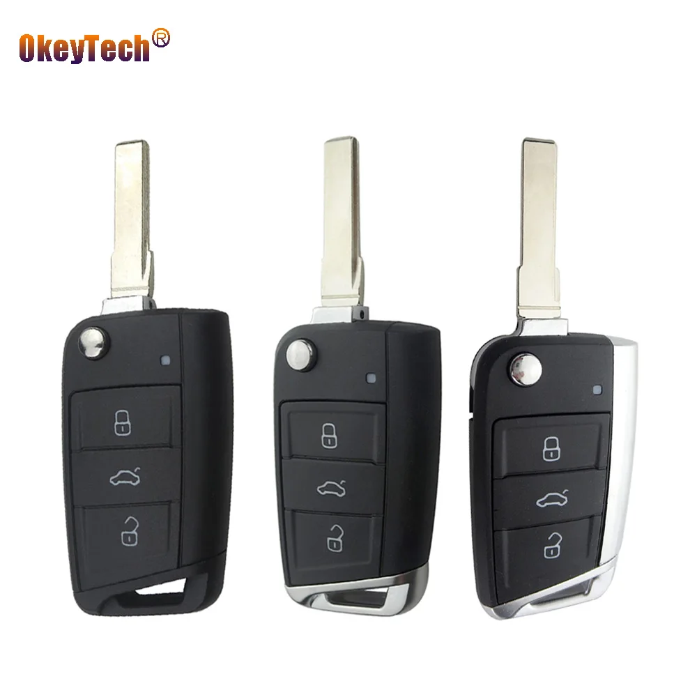 Замена OkeyTech для Volkswagen VW Golf 7 Octavia A7 Jetta Passat Beetle Polo Bora 3 кнопки Модифицированный