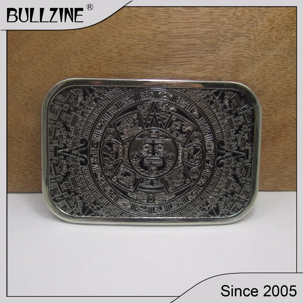 

The Bullzine Religous belt buckle with silver finish FP-02902 suitable for 4cm width belt .