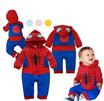 

Children Clothing Sets Kids Clothes Baby Boys Clothes Baby Rompers Long sleeve spider-man Style Clothing 3pieces/lot