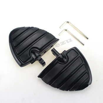 

ACZ Motorcycle Aluminum Foot Pegs Footrest Black Unique Wing Style Foot Rests Pedal With Male Mount For Harley Models V-Rod
