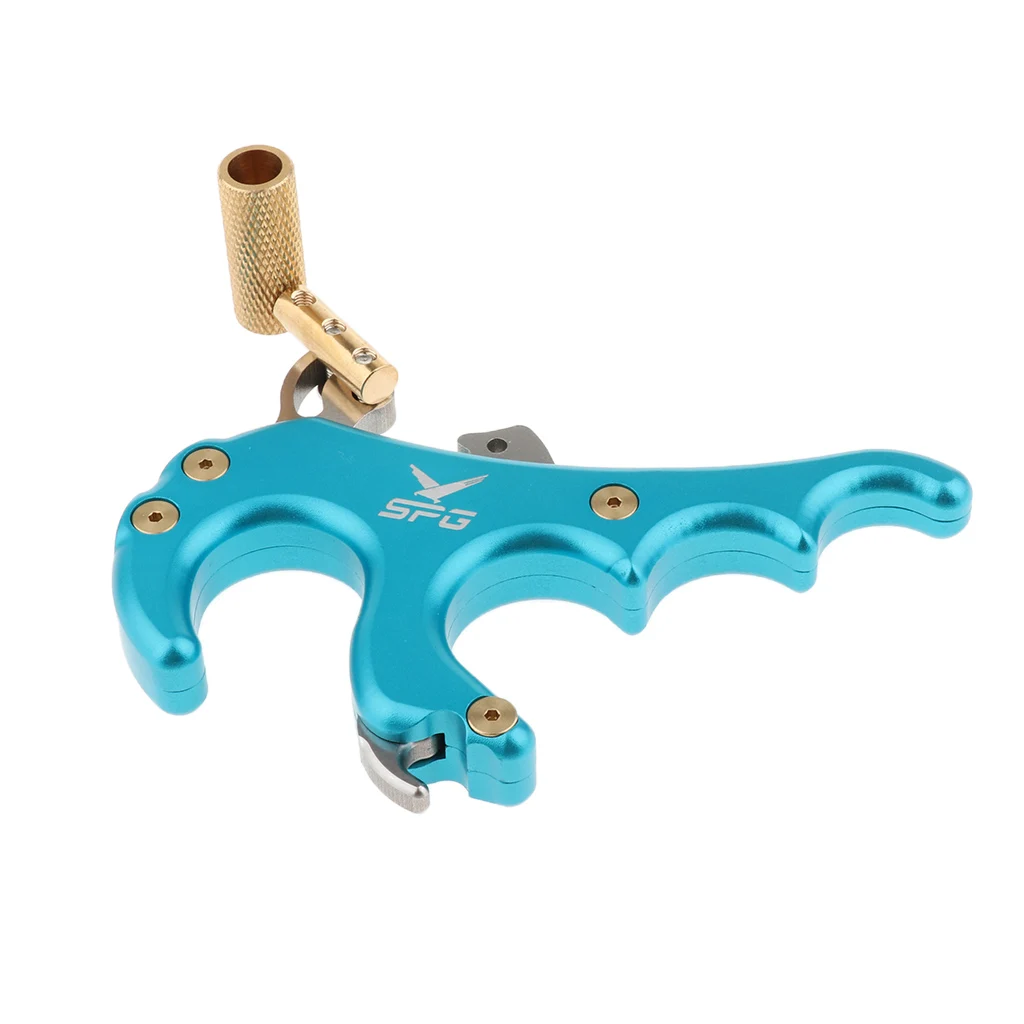 Perfeclan Archery 4 Finger Thumb Release Aids for Compound Bow Hunting Shoot