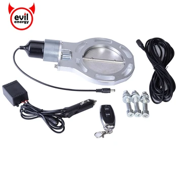 

evil energy 4.0" Steel Steel Exhaust CutOut Downpipe Cut Out Butterfly Type Valve With Remote Control High Motor Exhaust Valve