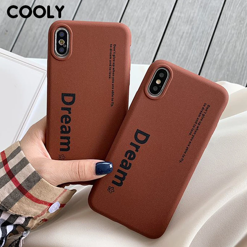 COOLY Brown Frosted Case For Xiaomi Redmi 4A 4X 5A 6A 5 Plus 6 Pro Back Cover on Note 4 7 Ultra Slim TPU Silicone Coque |