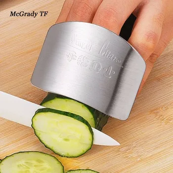 

Kitchen Cooking Tools Stainless Steel Finger Hand Protector Guard Personalized Design Chop Safe Slice Knife Kitchen Accessories