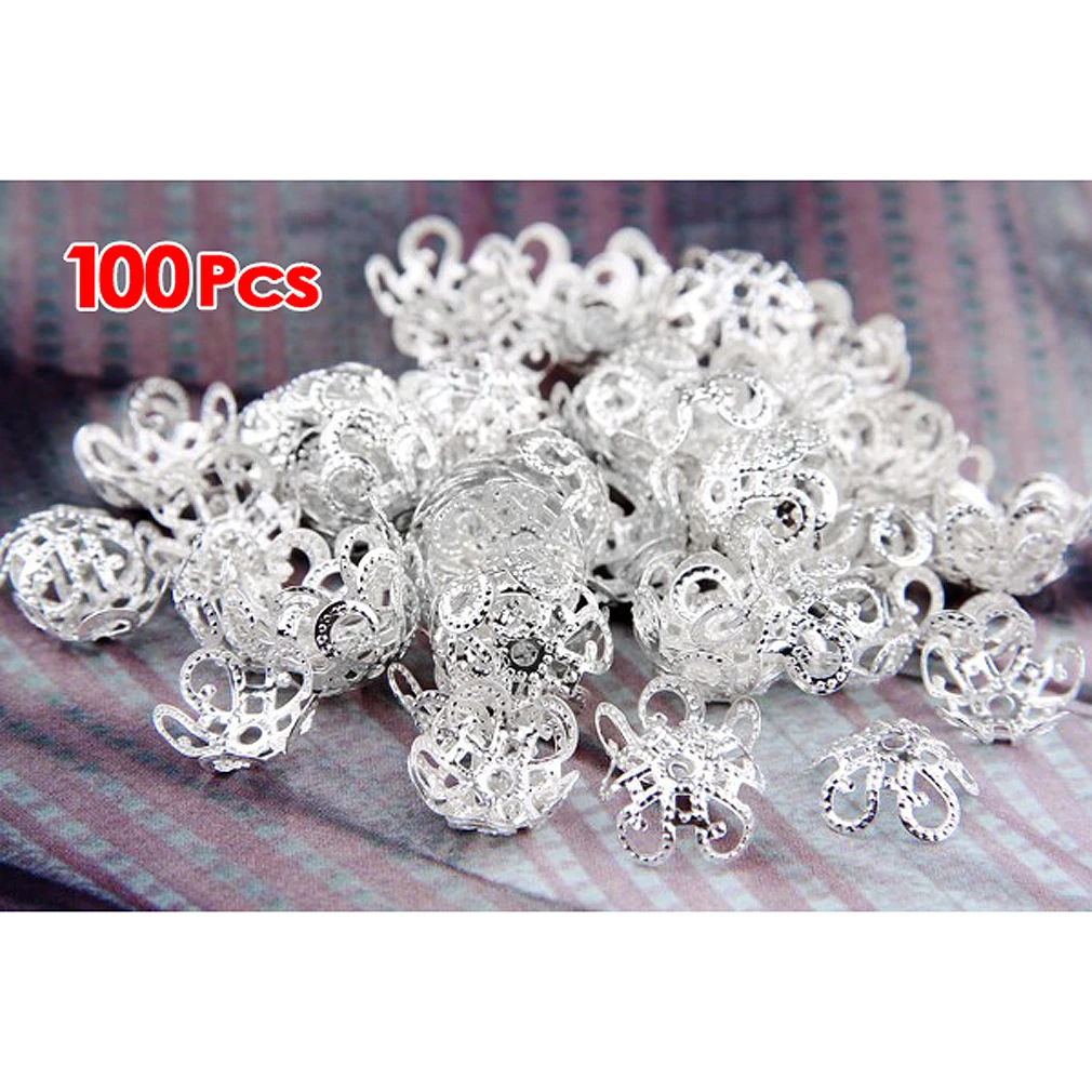 

SAF-100 x 10 mm Metal Bead Spacer Silver Plated Spacer Beads