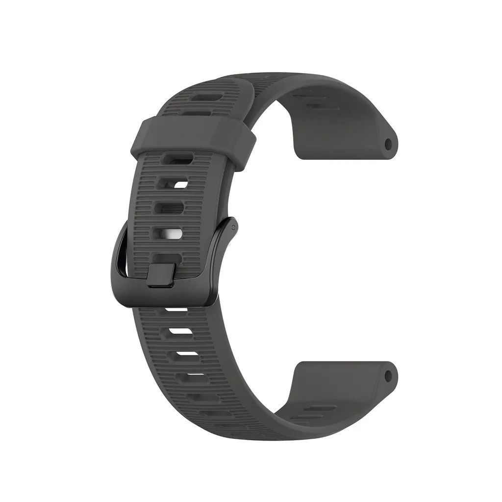 Silicone Band Replacement Wriststrap For Garmin Forerunner 945/935/fenix 5/plus New Arrived#20191016 - Цвет: Gray
