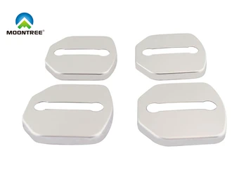 

4 pcs Silver Car Door Lock Protective Cover for Volvo S60 V60 S60L S80L XC60