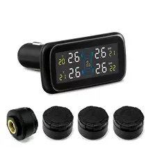 TPMS Автомобильная электроника Беспроводной шин Давление мониторинга Системы с внешними сменный Батарея датчики ЖК-дисплей Дисплей U903