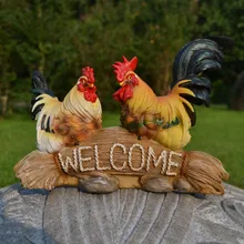 Курица смолы приветствуем курица гостиной животное для украшения посуда голова искусство ремесла дома смолы