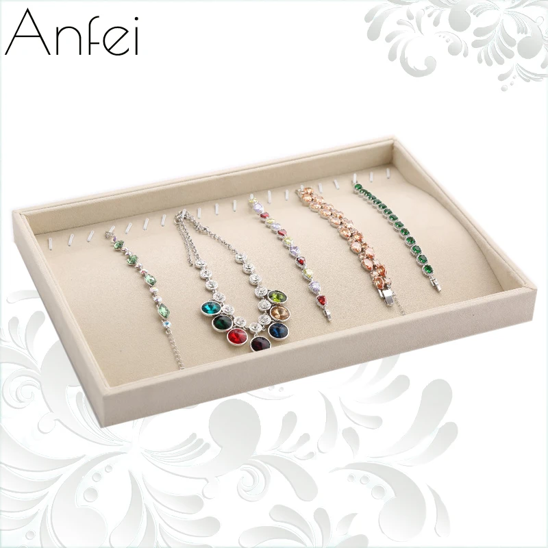 New arival fashion material jewelry tray rings storage earrings display