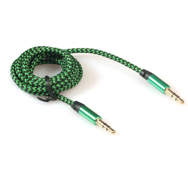 3.5mm Stereo Car pomocniczy kabel Audio z męskiego na męskie dla smartfona 2018 #1 męski kabel audio aux 3.5mm -