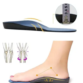 

1Pair Flatfoot Orthotics Cubitus Varus Orthopedic Feet Cushion Pads Care Insoles Flat Feet arch support insole Orthotic Shoe Pad