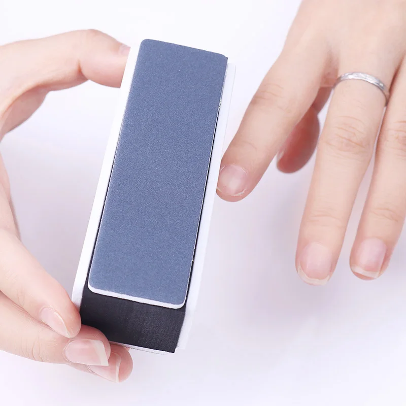 4 sides Nail Buffer Sanding Block Shaping Smooth Polishing File Black