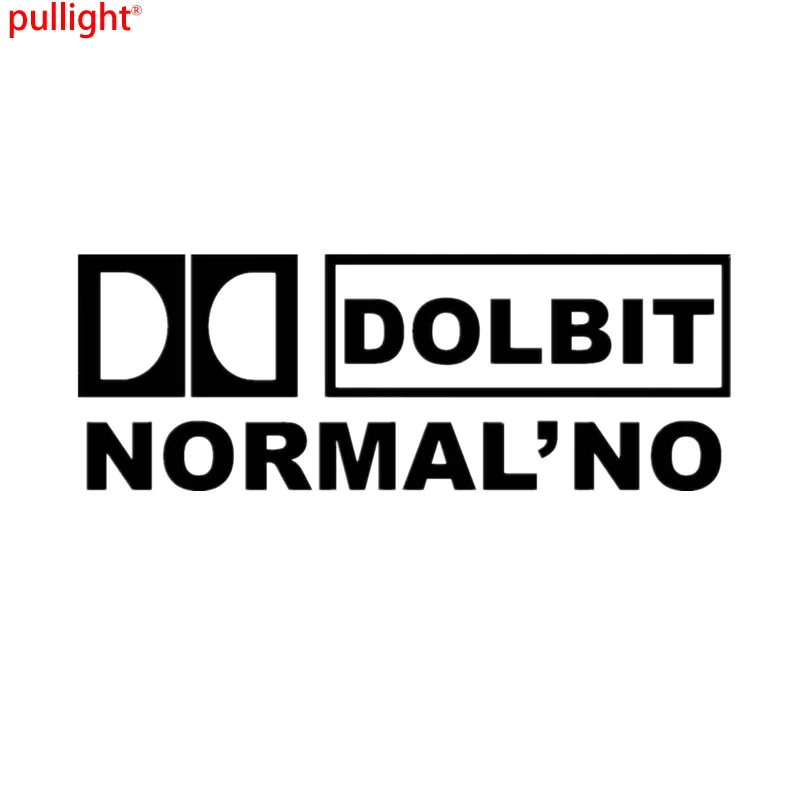 

Виниловая наклейка, съемные автомобильные наклейки для DOLBIT нормально 'no, Стайлинг автомобиля без фона