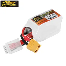 ZOP Power 14.8V 850mAh 70C 4S Lipo Battery XT60/XT30 Plug for RC Quadcopter Helicopter Car Accessories FPV Drone Parts