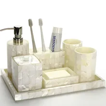 Европейский стиль раковина ванная комната пять частей ванная комната набор чашек с поддоном Чистка ванной комнаты поставки LO724505