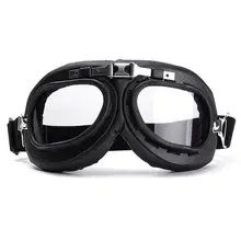 Мотоцикл хромированные очки шлем очки для Harley протектор Ветрозащитный Анти-УФ ABS PC объектив безопасность на рабочем месте
