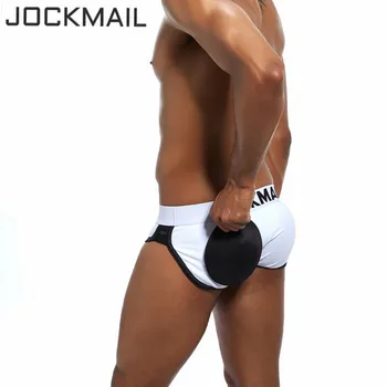 

JOCKMAIL Brand 5PCS Men Underwear Briefs Sexy push up cup Magic Bottom Pad Hip Lifting Mens Calzoncillos slips Gay Underwear