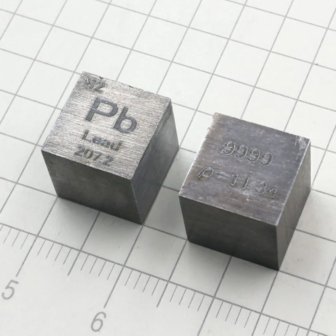  10mm Pure Density Pb≥99.9% Wiredrawing Plumbum Cube Periodic Table Of Elements Cube Hand Made Scien