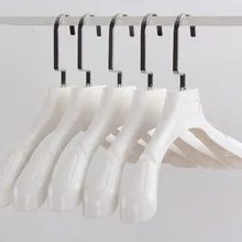 Толстые широкие плечики белые пластиковые вешалки для одежды пальто одежды и меха(8 шт./лот