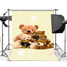 Photography Backdrop Happy Birthday Cartoon Lovely Bear Baby Shower Backdrops Photography Backdrop Happy Birthday Cartoon Lovely Bear Baby Shower Backdrops