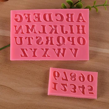 

Sugarcraft Letter/Number silicone mold fondant mold cake decorating tools chocolate mold Kitchen baking mould