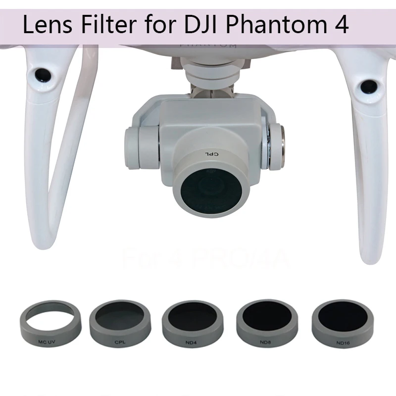 Фильтры для объективов DJI Phantom 4 Pro 4A Advanced UV CPL ND4 ND8 ND16 HD фильтр для камеры Phantom 4 запасные части Аксессуары для Дронов