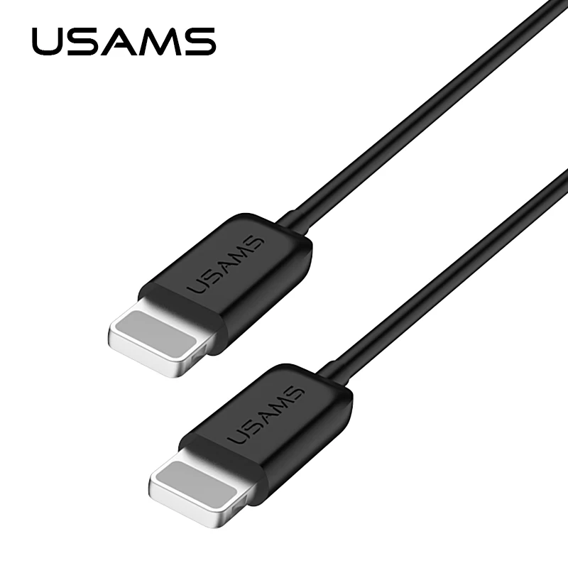 Koop Voor iPhoneX Kabel USAMS 2A Sneller Lader Kabel voor iPhone 8 2 stks partij Licht usb kabel ondersteuning ios 11 10 9