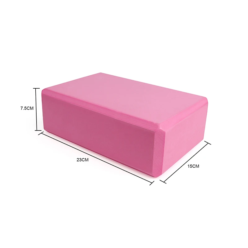 EVA Yoga Block Brick Sports Exercise Gym Foam Workout Stretching Aid Body Shaping Health Training Fitness Brick Q