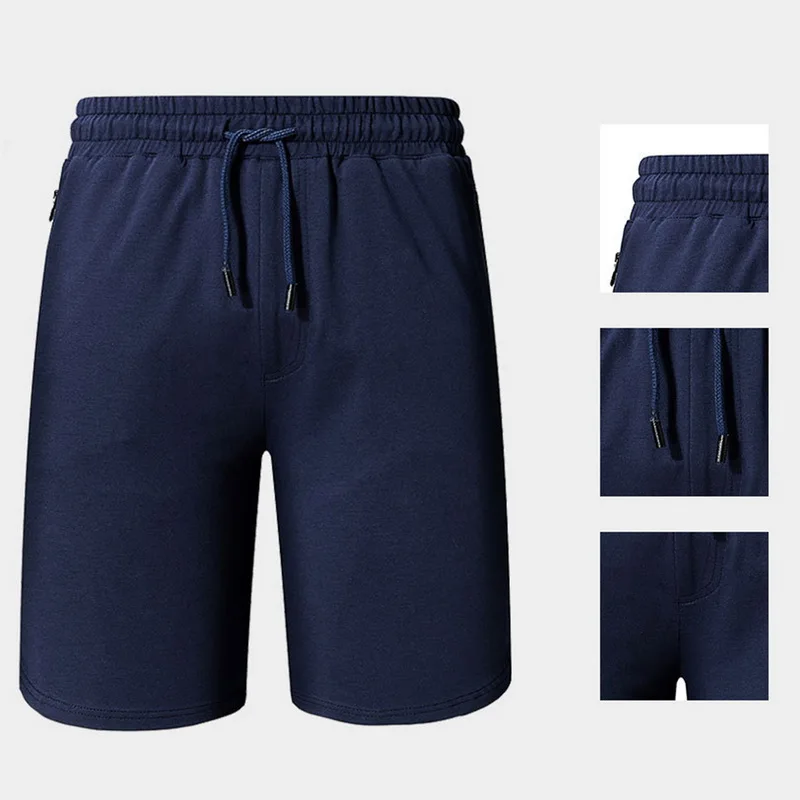 MoneRffi Лето г. для мужчин Спорт повседневные шорты модные тонкие Drawstring свободные шорты для женщин Спортивная одежда для зала, фитнеса карман на молнии Короткие штаны