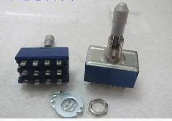 

1PCS Toggle switch with anti-misuse 8E4011 12 feet 2 files with locking toggle switch