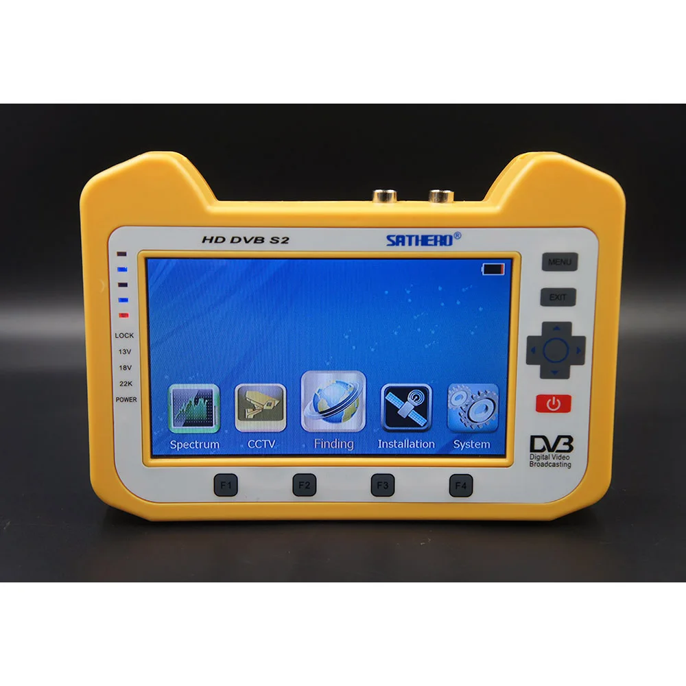 Sathero SH-900HD DVB-S/S2 Satellite Meter Finder HD CCTV With Real time Spectrum Analyzer 7 Inch HD TFT LCD Screen Support1080P Sathero SH-900HD DVB-S/S2 Satellite Meter Finder HD CCTV With Real time Spectrum Analyzer 7 Inch HD TFT LCD Screen Support1080P