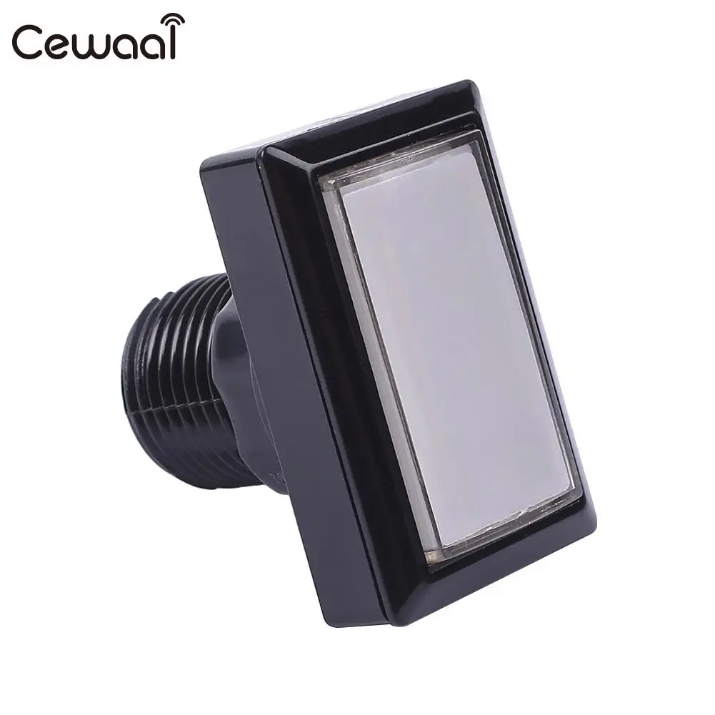 

New LED Light Illuminated Arcade Video Game Rectangle Push Button Micro Switch