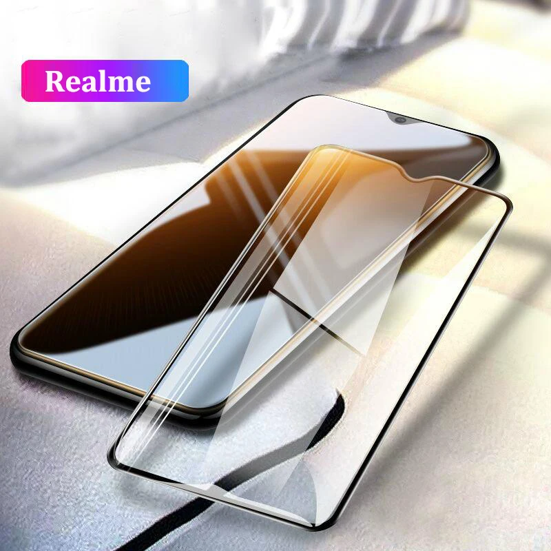 

2 Pieces For Realme C2 Screen Protector Tempered Glass Film For Reamle C2 Realme 3 3 Pro 3D Full Cover Screen Film
