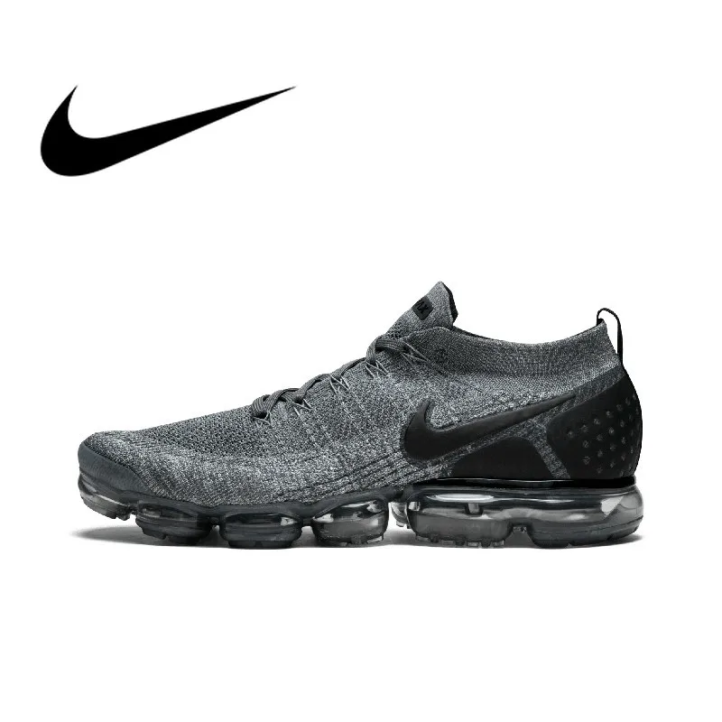 Original authentic NIKE AIR VAPORMAX FLYKNIT 2.0 men's running shoes fashion outdoor sports shoes breathable comfort 942842-002