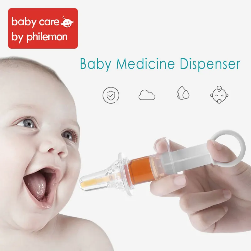 

Babycare Babay Squeeze Medicine Dropper Dispenser Newborn Soft Silicone Pacifier Needle Feeder Flatware Utensils Nipple Syringe