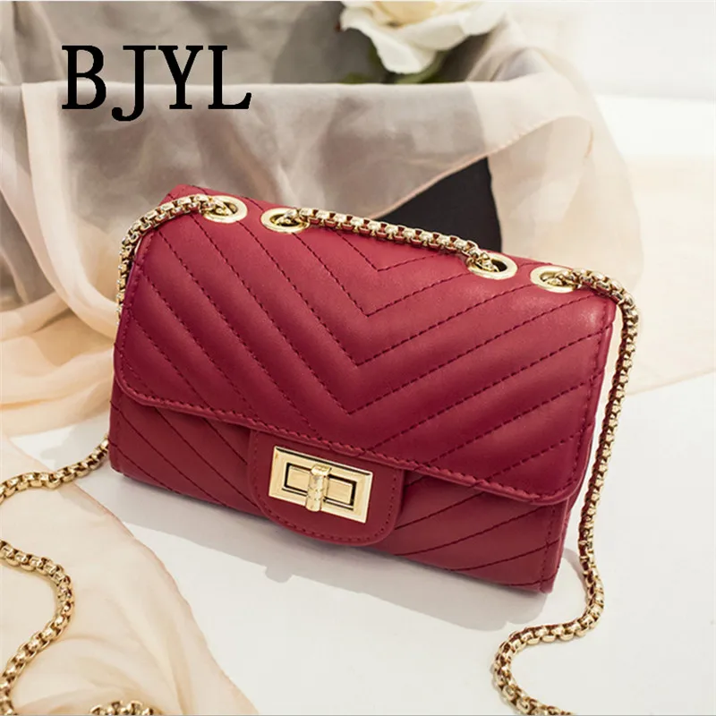 

Diamond Lattice Women Handbags Women Messenger Bag Chain Shoulder Vintage PU Leather Ladies Hand Bag Crossbody Bags