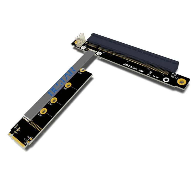 PCI-E 3.0 x16 To M2 NGFF NVMe SSD ,PCIe x16 M.2 Extension cable 25cm 35cm 45cm 55cm 60cm PCI-Express Gen3 8Gbps High speed 