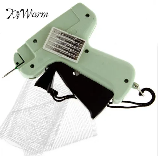 

KiWarm Label Holder Clothes Garment Price Label Tagging Holder System 5 Steel Needles 1000 Barbs Kimble Tag Label for Cloth Sock