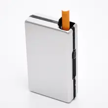 10 boîtes de rangement de Cigarettes portables, étui Semi-automatique, boîtes décoratives, cadeaux pour hommes, haute qualité